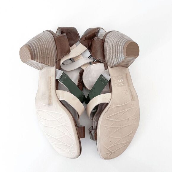 Mjus Womens Ankle Strap Leather Strappy Heeled Sandal Multicolor Size 40 - Picture 7 of 8